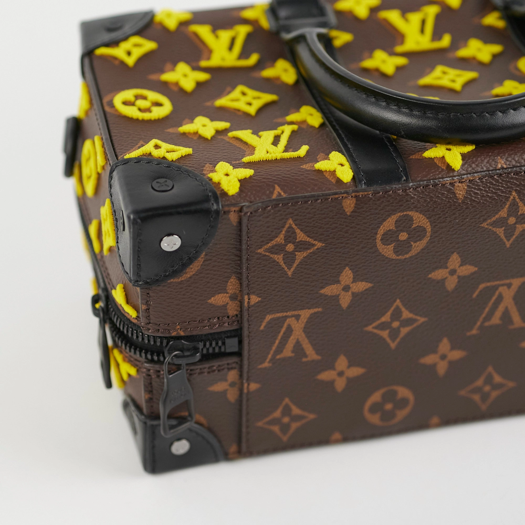 Louis Vuitton Monogram Taffetage Speedy Soft Trunk