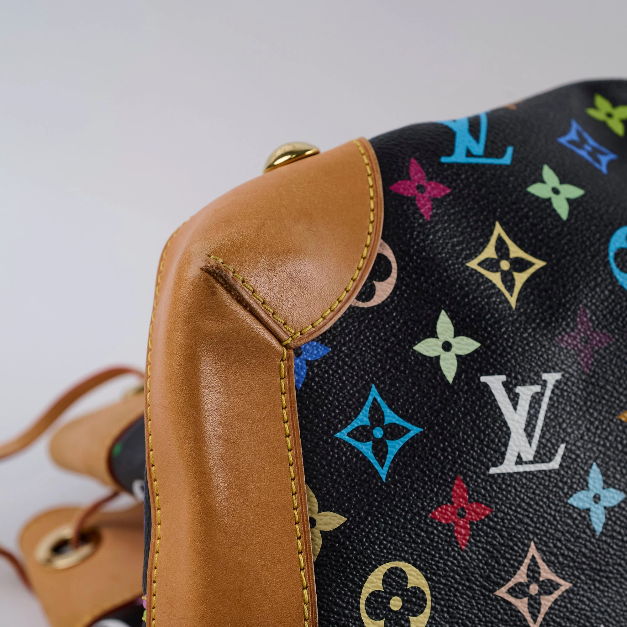 Louis Vuitton Multicolor Shoulder Bag Black