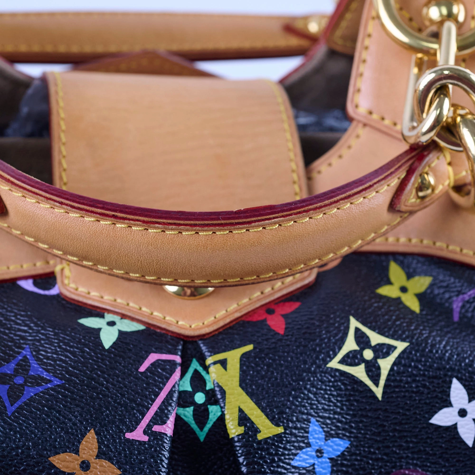 Louis Vuitton Multicolor Shoulder Bag Black