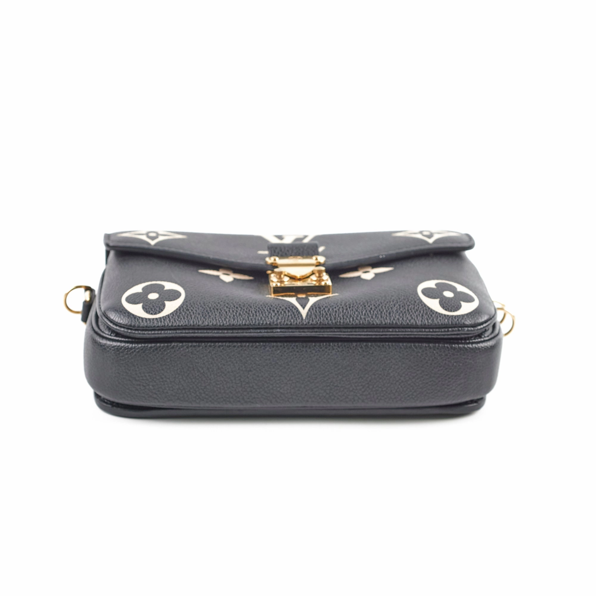 Louis Vuitton Pochette Metis East West Bag Black/Beige