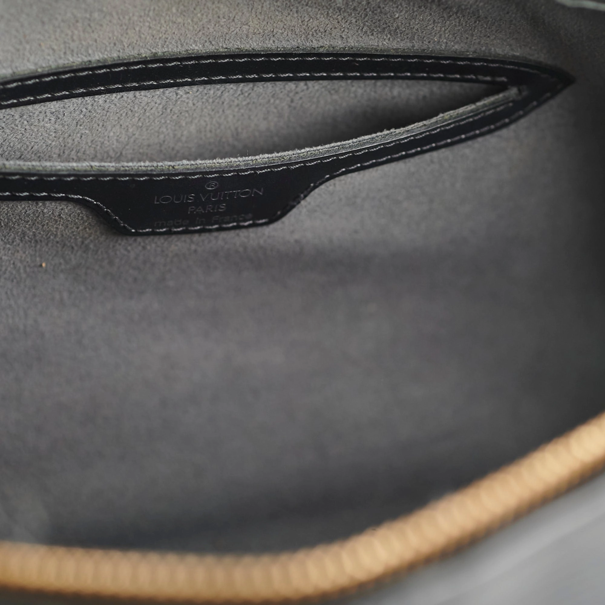 Louis Vuitton Soufflot Epi Black