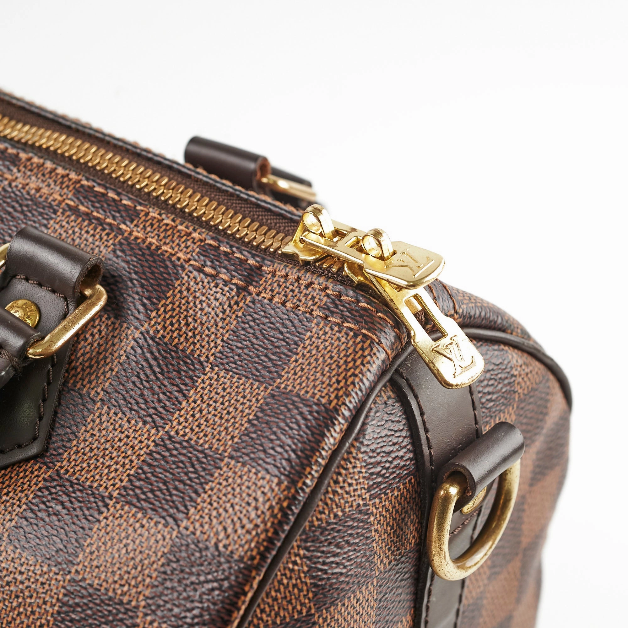 Louis Vuitton Speedy 25 Bandouli??re Damier Ebene