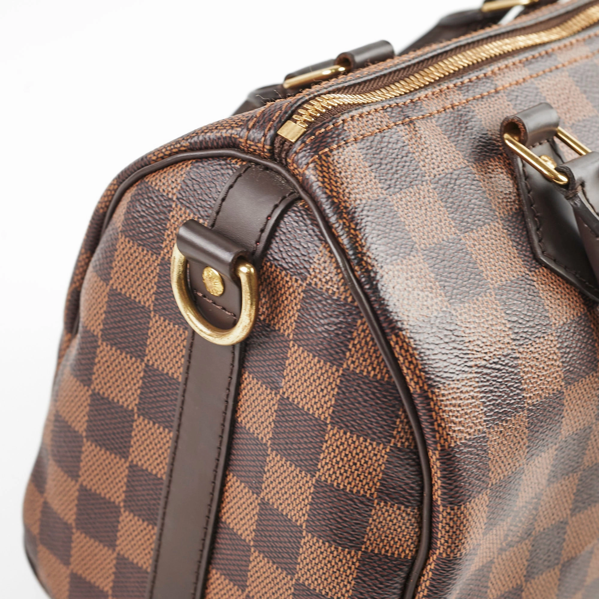 Louis Vuitton Speedy 25 Bandouli??re Damier Ebene