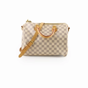 Louis Vuitton Speedy Bandouli??re 30 Damier Azur