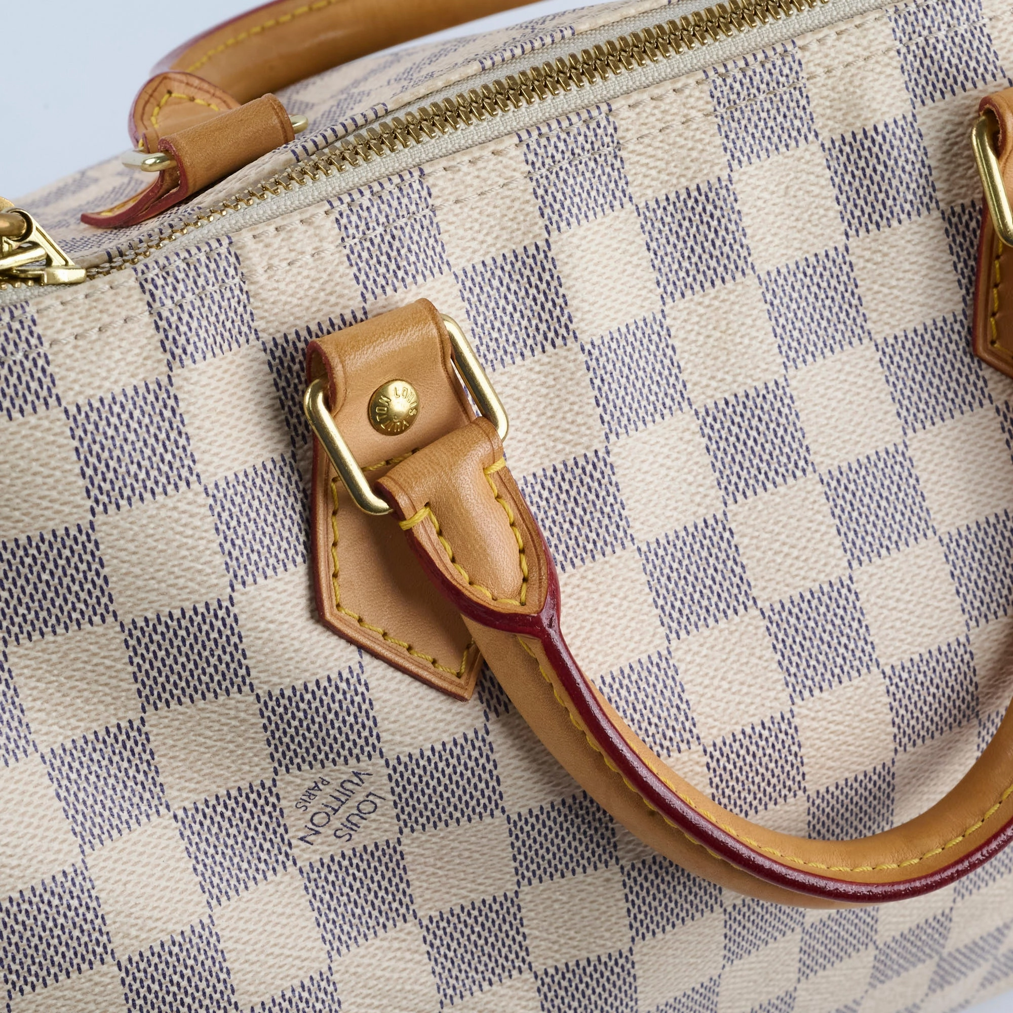 Louis Vuitton Speedy Bandouli??re 30 Damier Azur