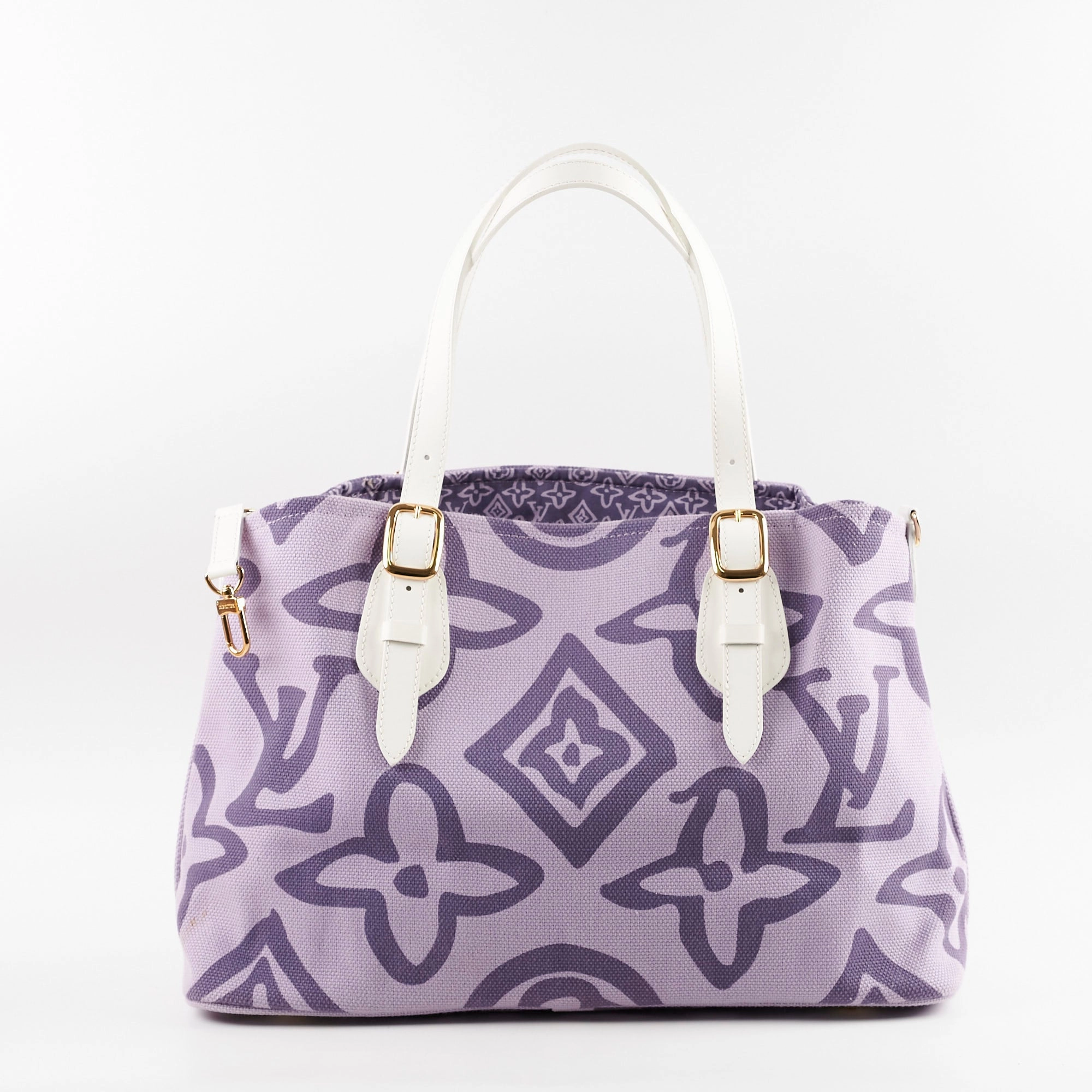 Louis Vuitton Tahitienne Cabas Purple Monogram Tote
