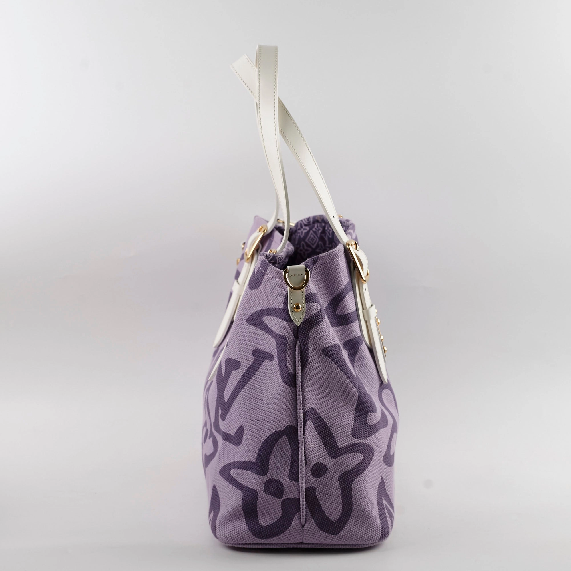 Louis Vuitton Tahitienne Cabas Purple Monogram Tote