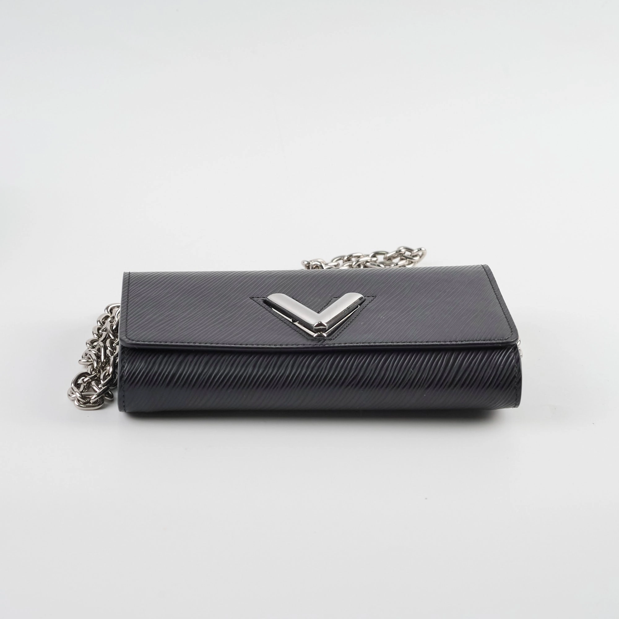 Louis Vuitton Twist Wallet On Chain Black Epi