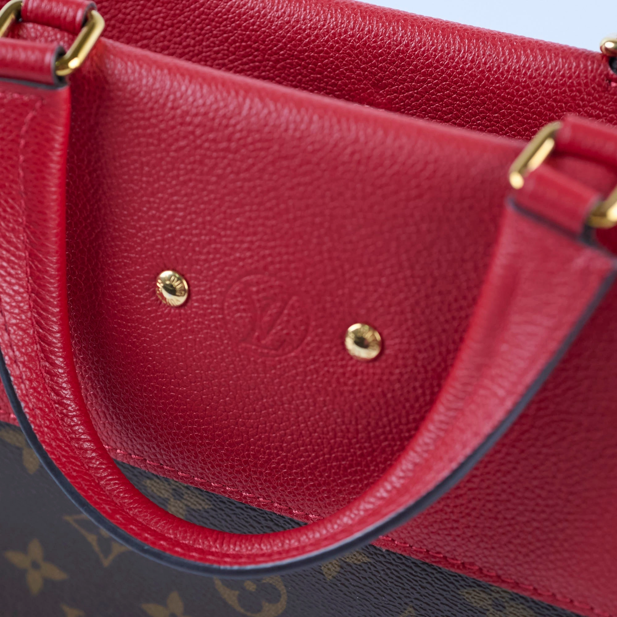 Louis Vuitton Venus Satchel Monogram Red