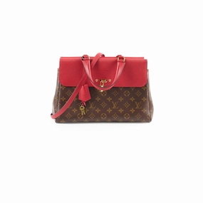 Louis Vuitton Venus Satchel Monogram Red