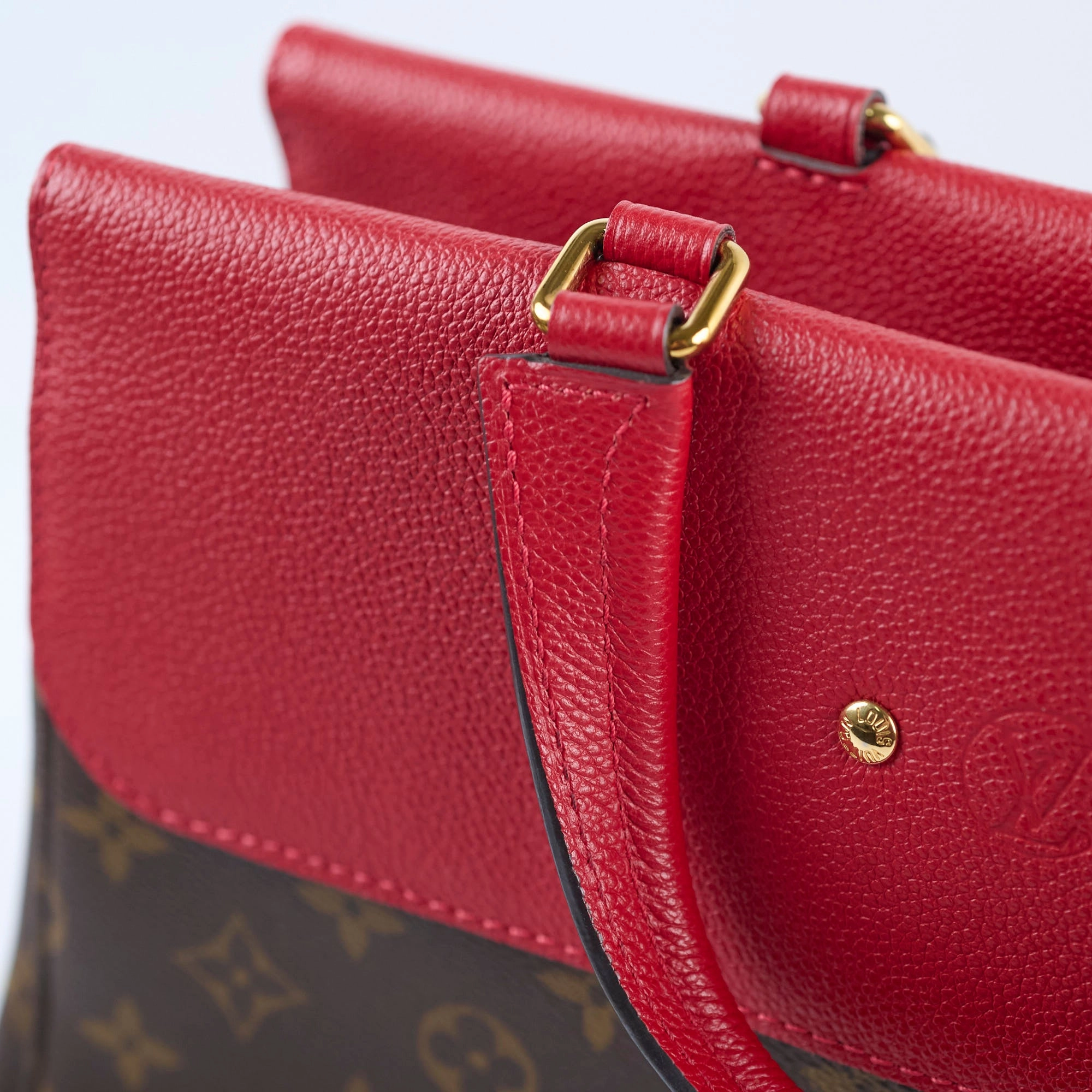 Louis Vuitton Venus Satchel Monogram Red