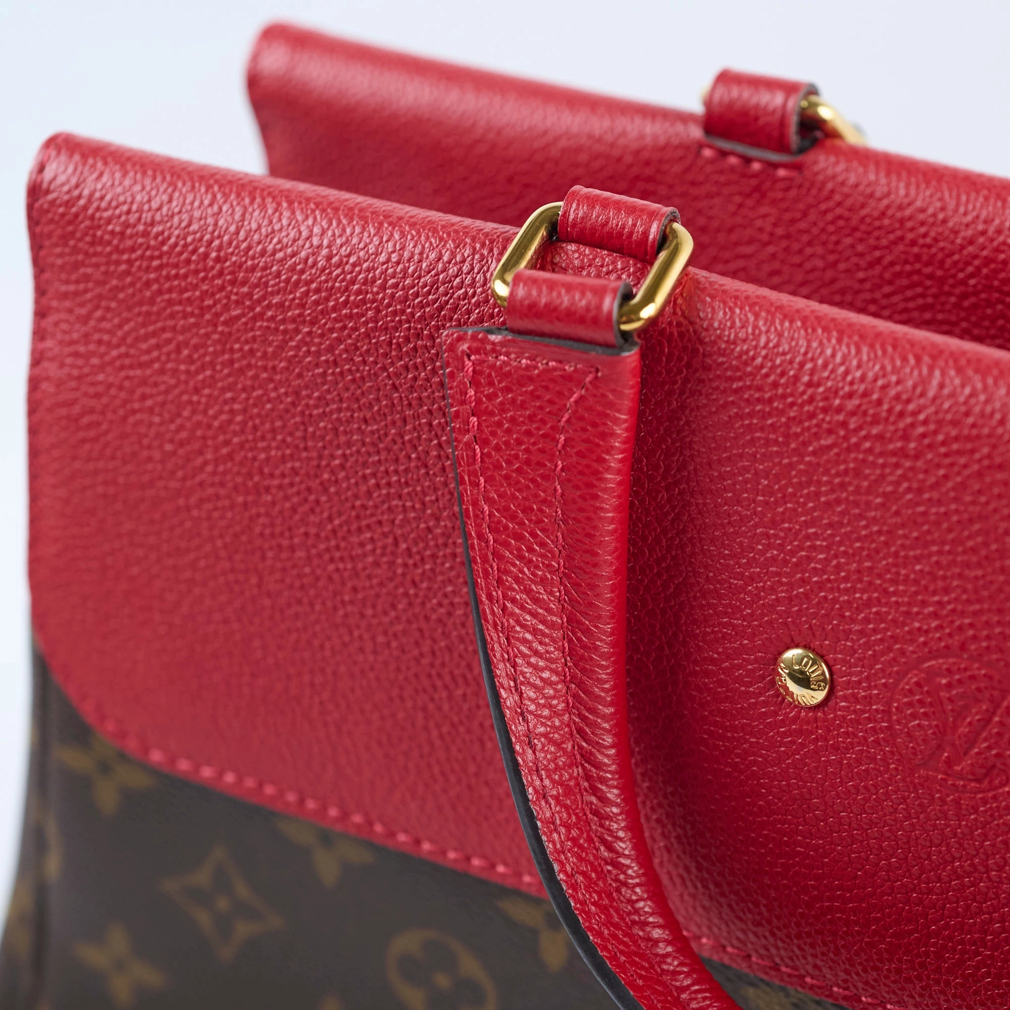 Louis Vuitton Venus Satchel Monogram Red