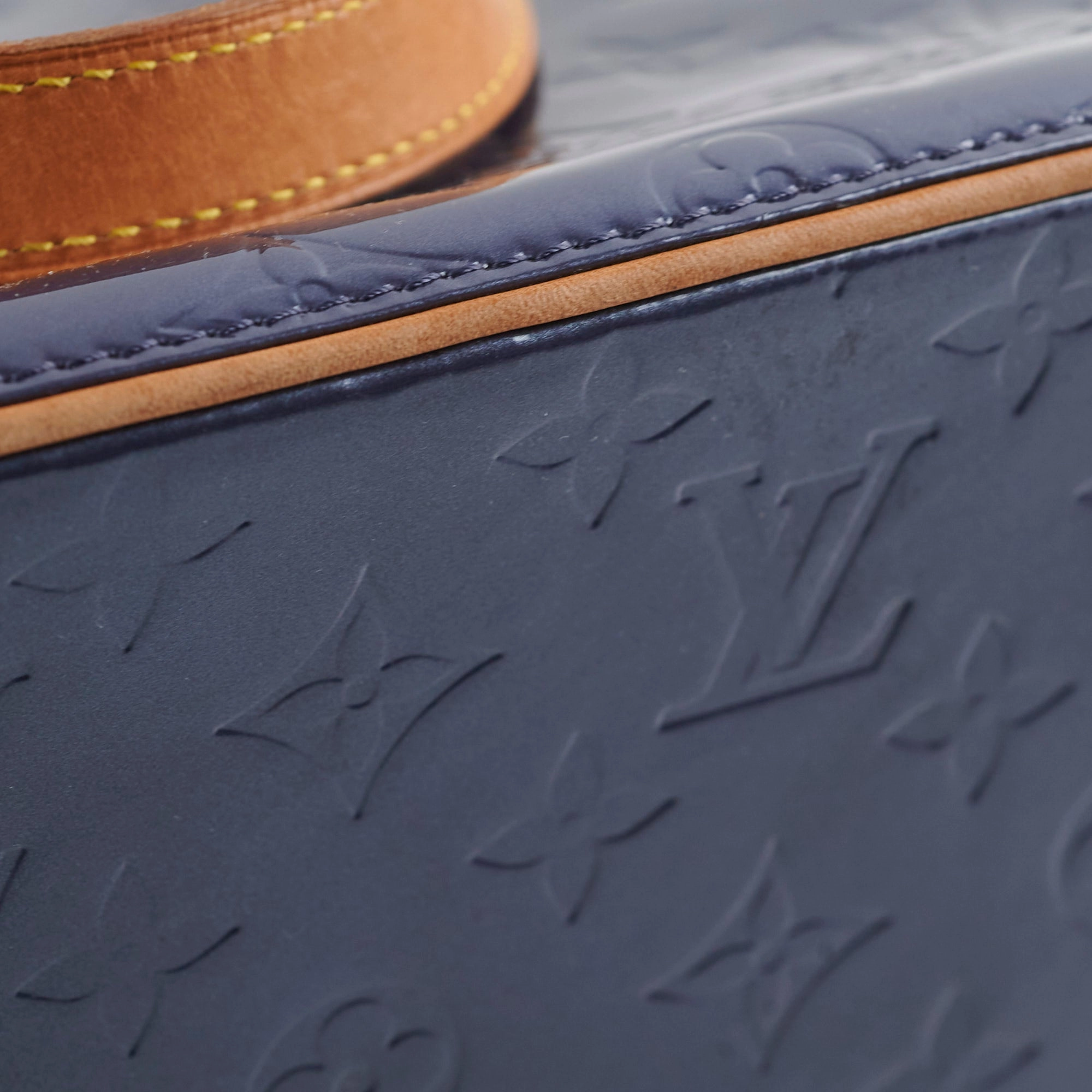 Louis Vuitton Vernis Houston Shoulder Bag Indigo