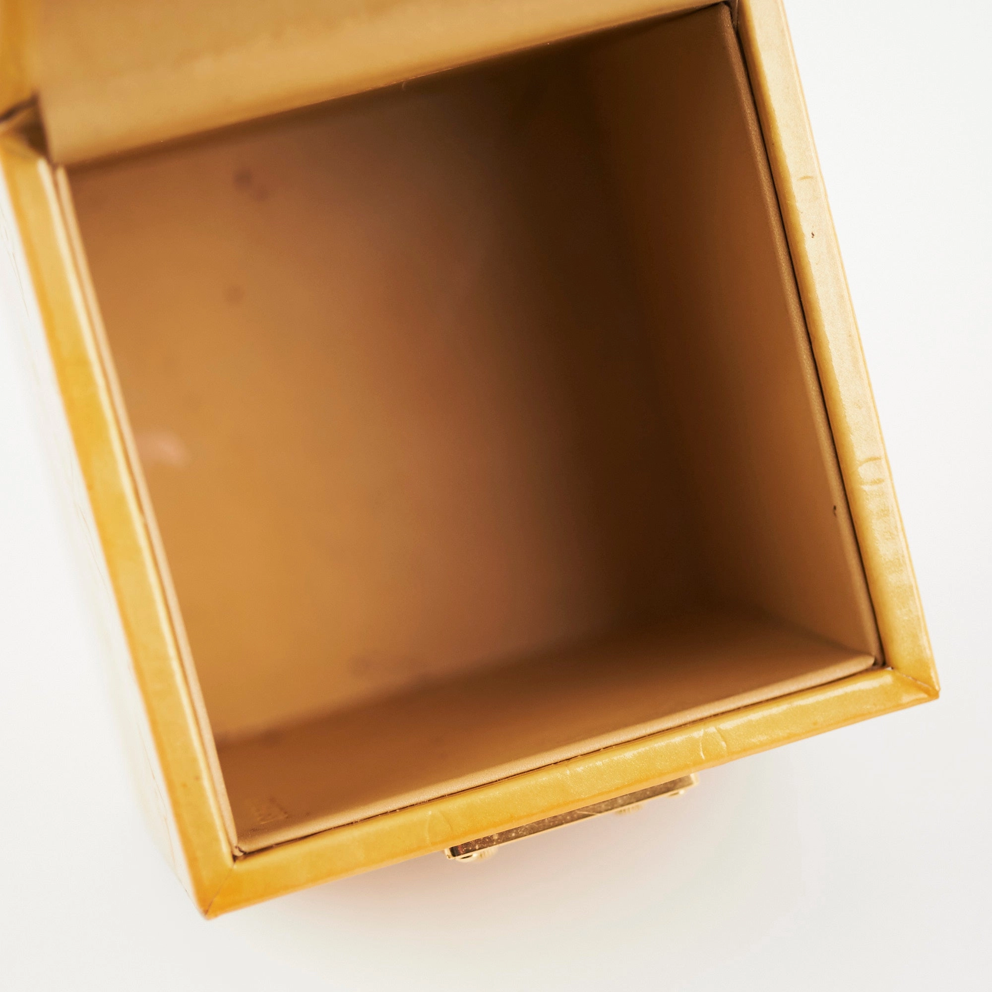 Louis Vuitton Vernis Patent Box Yellow