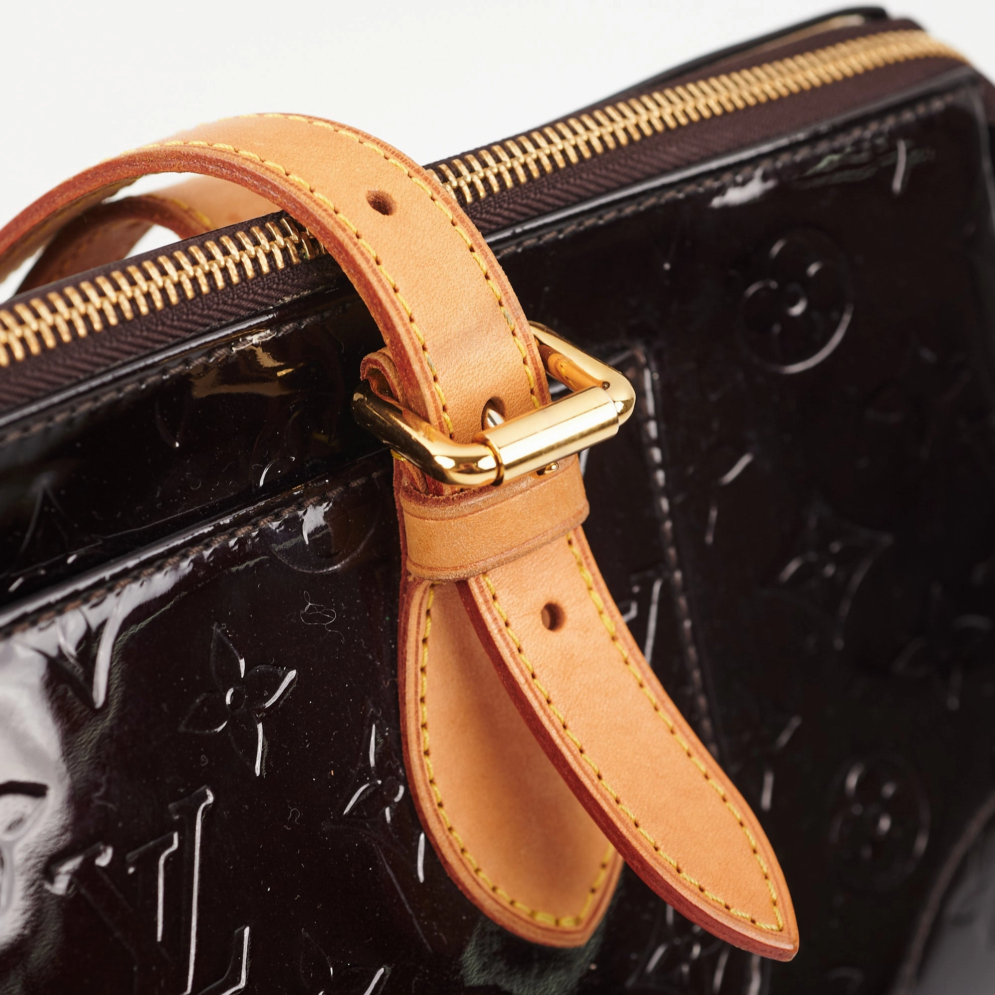 Louis Vuitton Vernis Tricot Bag Amarante