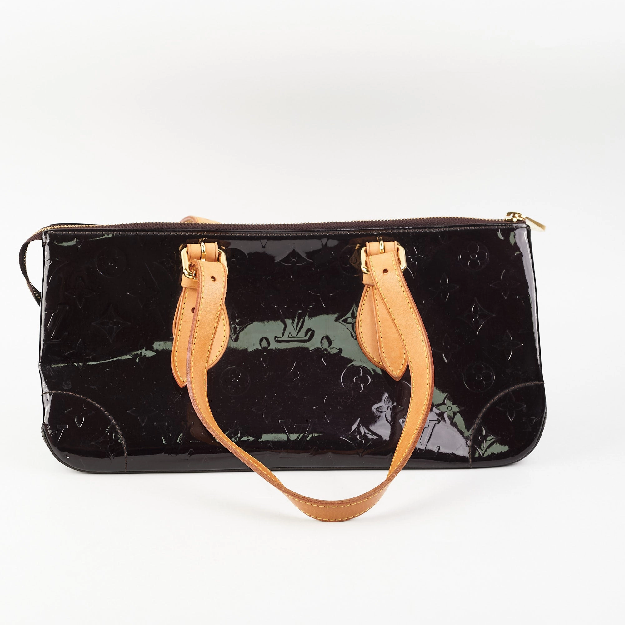 Louis Vuitton Vernis Tricot Bag Amarante