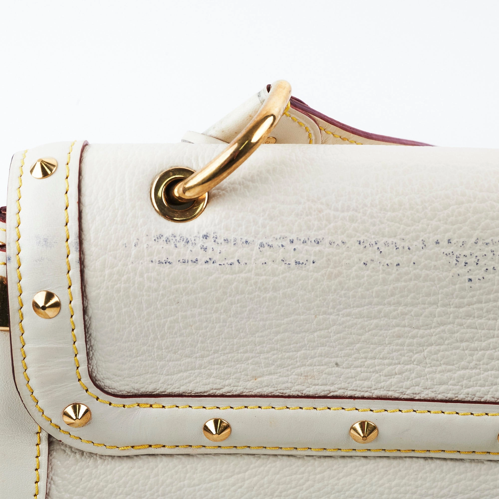 Louis Vuitton Vintage Suhali Le Talentueux Shoulder Bag Ivory