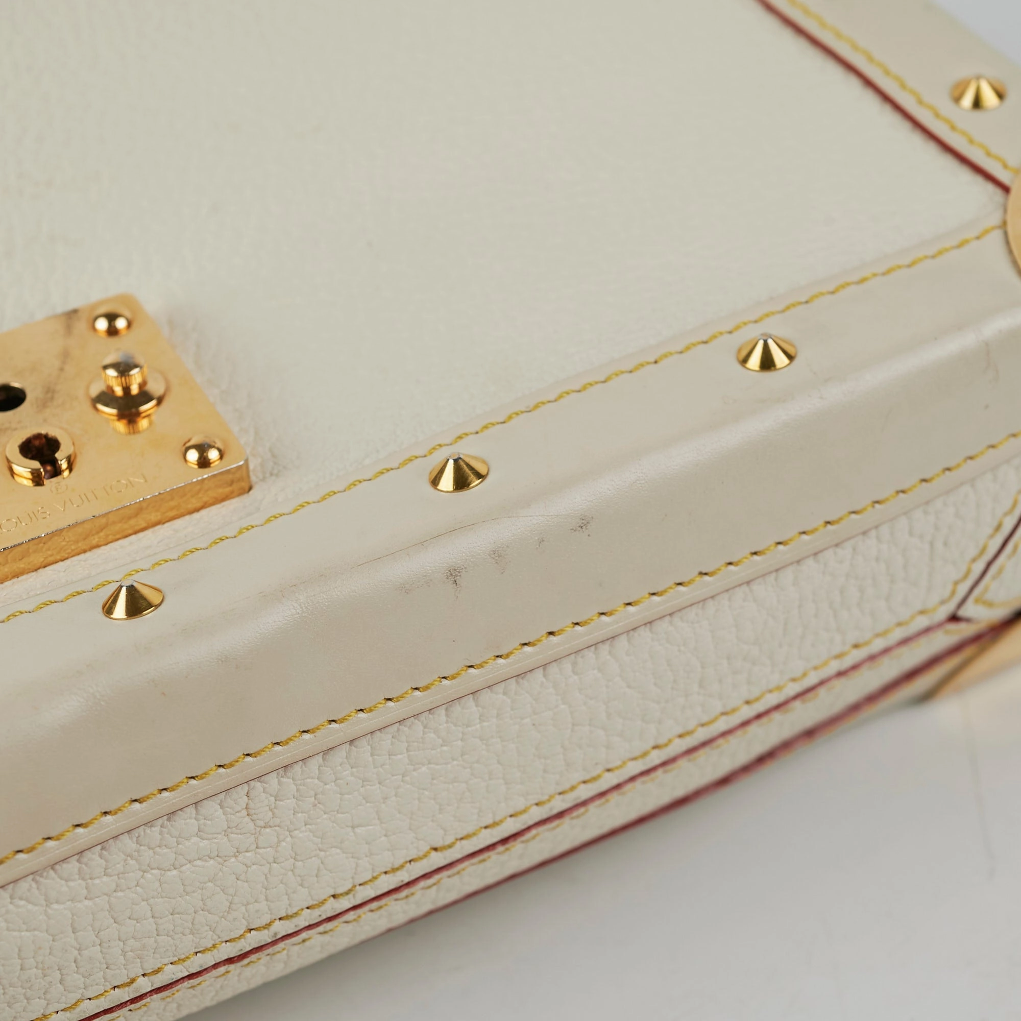 Louis Vuitton Vintage Suhali Le Talentueux Shoulder Bag Ivory