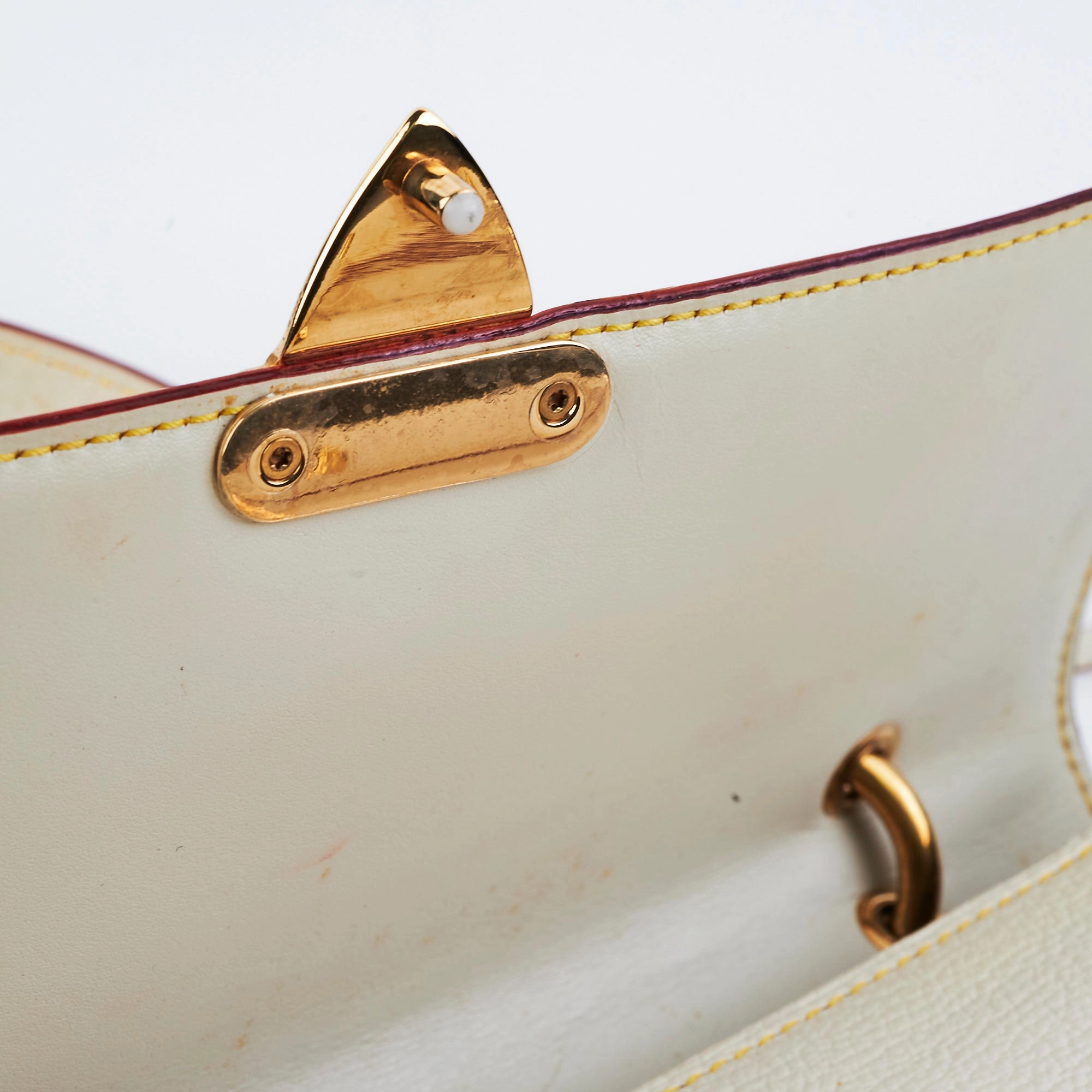 Louis Vuitton Vintage Suhali Le Talentueux Shoulder Bag Ivory