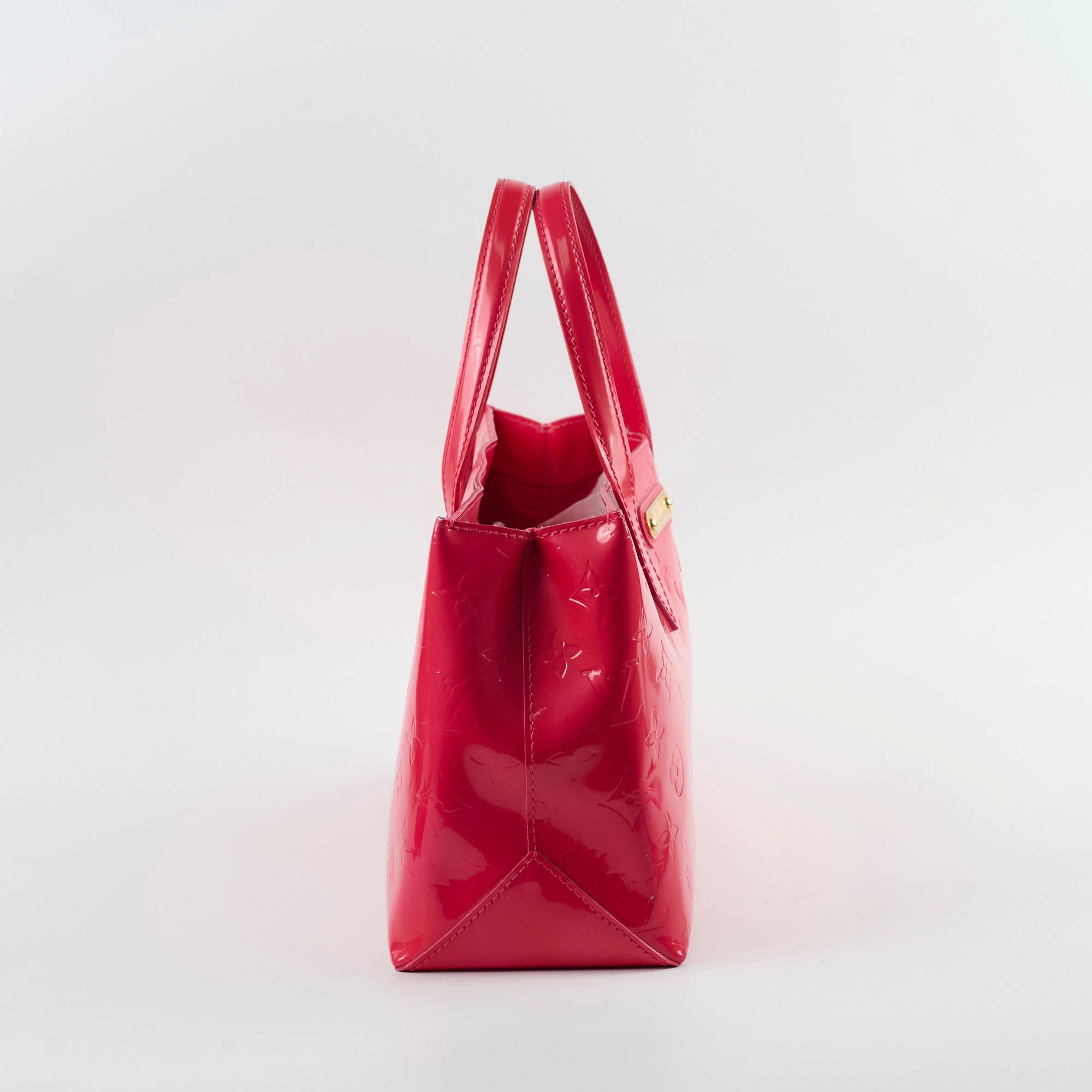 Louis Vuitton Wilshire PM Vernis Rose Pop