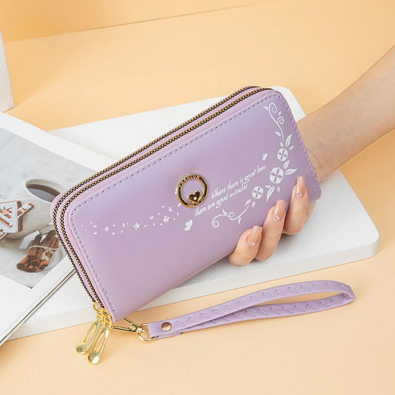 Love ring clutch bag wallet