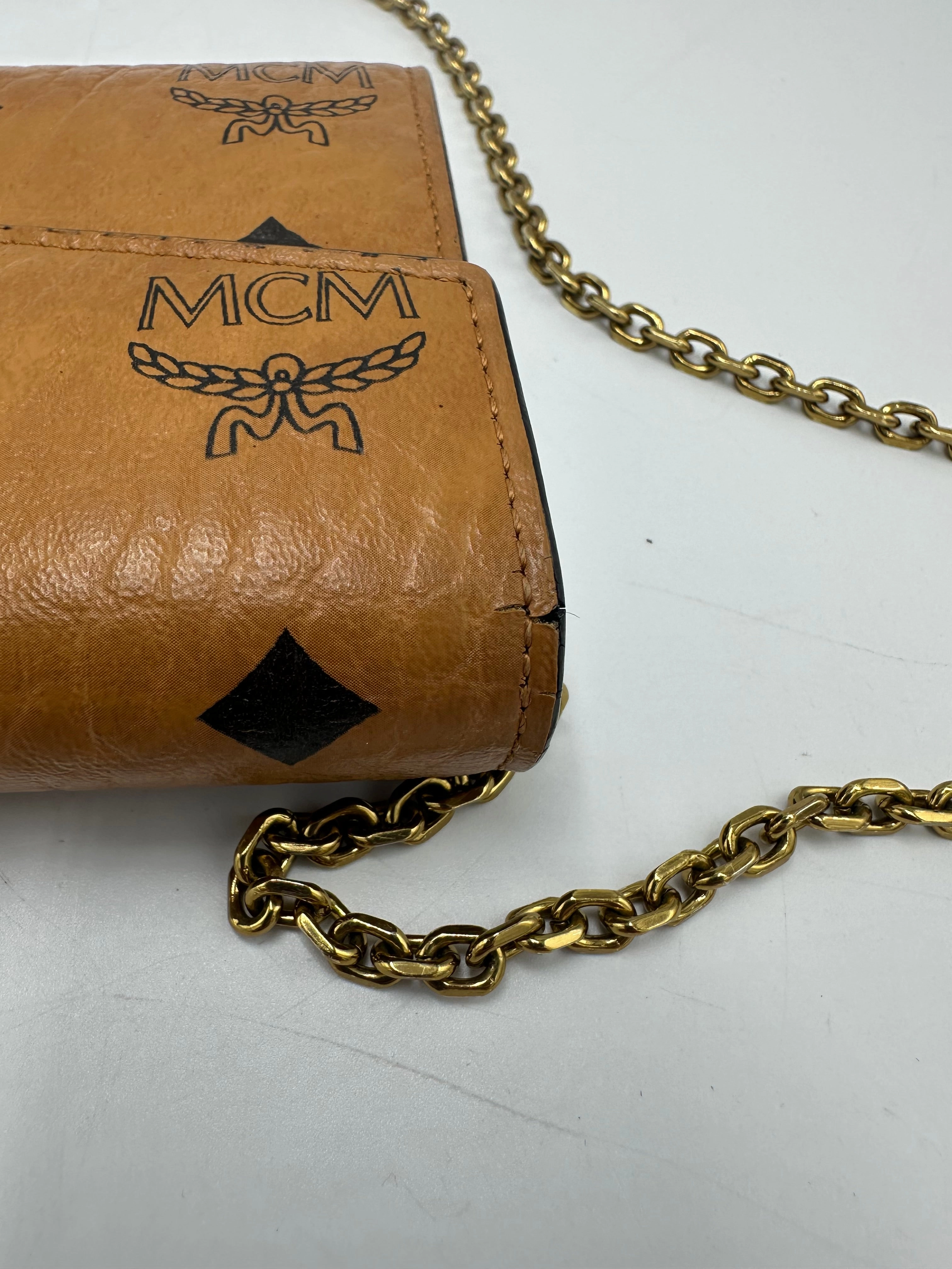 MCM Tracy Wallet On A Chain Luxury Designer Handbag