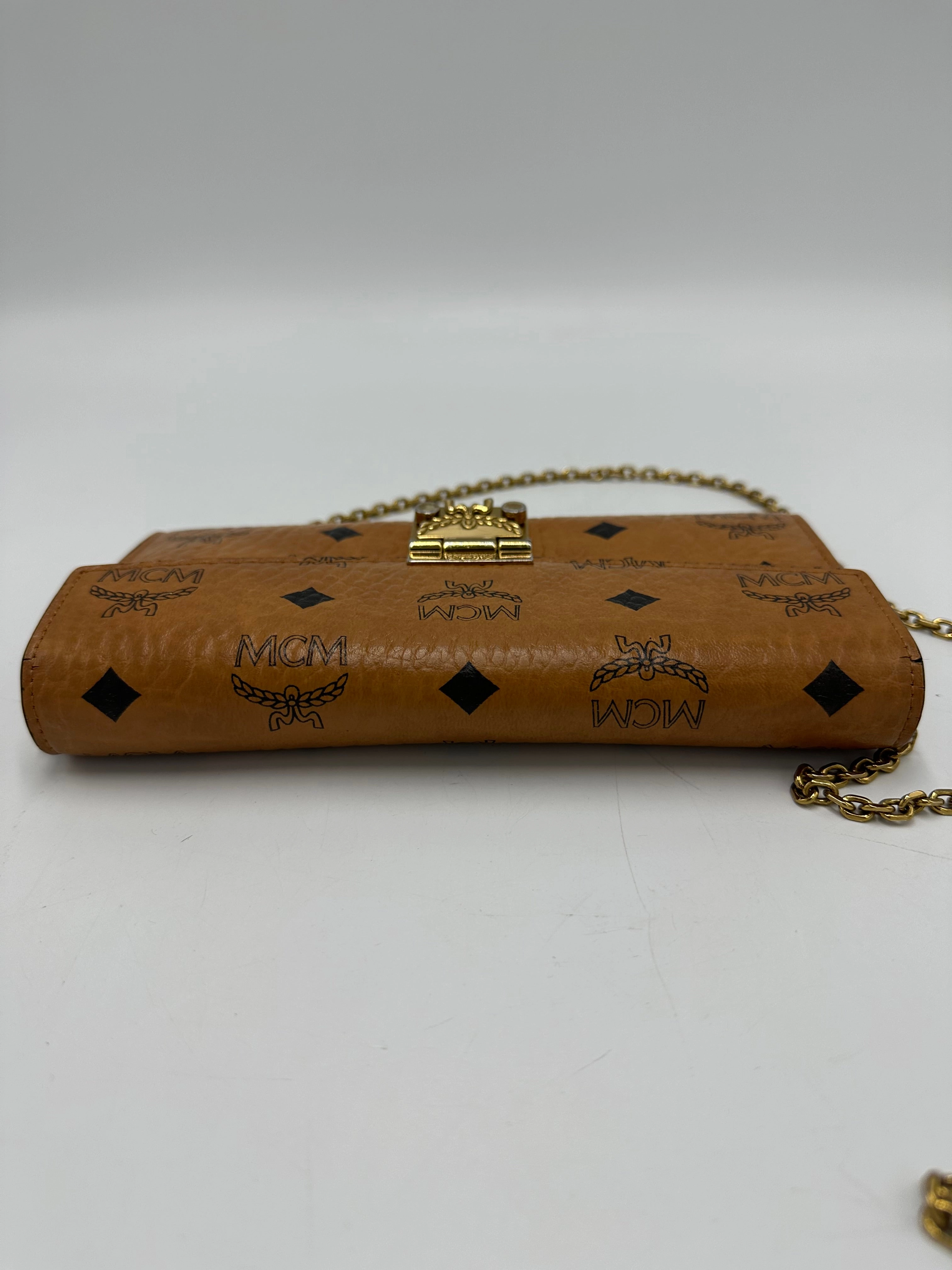 MCM Tracy Wallet On A Chain Luxury Designer Handbag