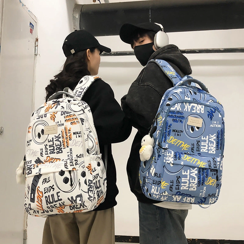 Men's and women's casual computer backpacks