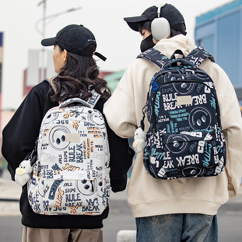 Men's and women's casual computer backpacks