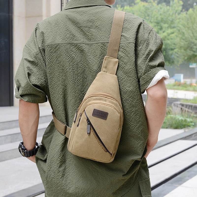 Men's casual breast bag fanny pack