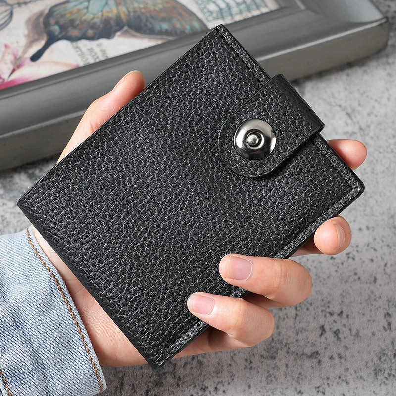 Men's Fashion Short Button Wallet