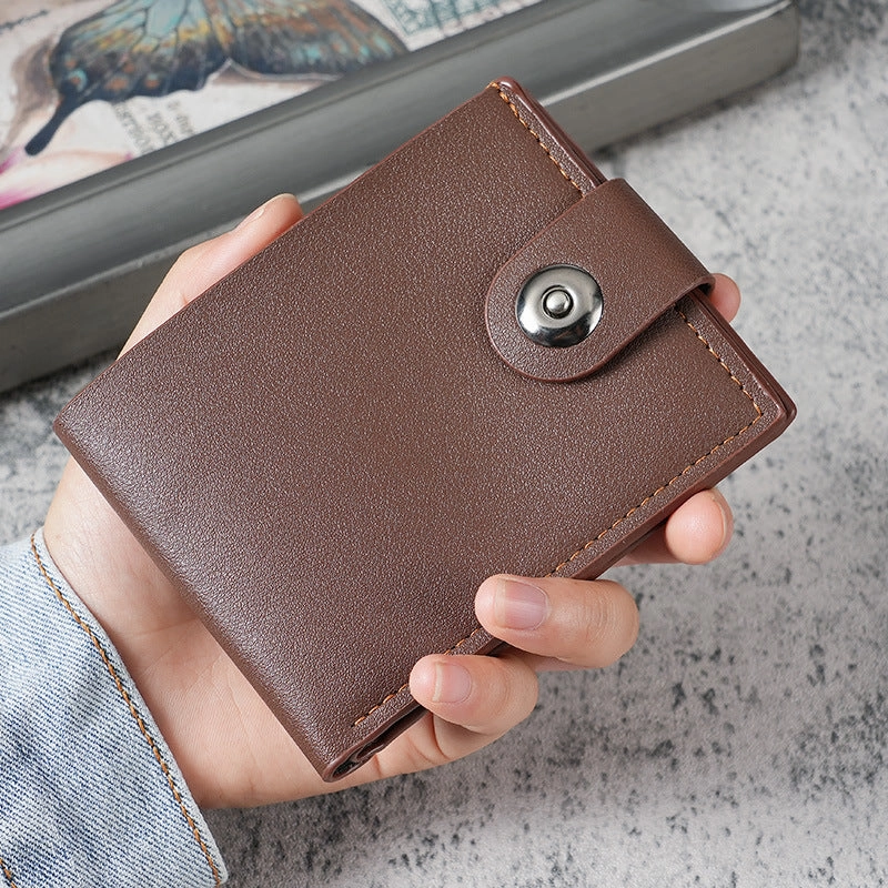 Men's Fashion Short Button Wallet