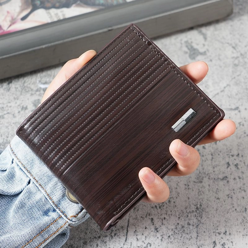 Men's short multi-card wallet