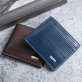 Men's short multi-card wallet