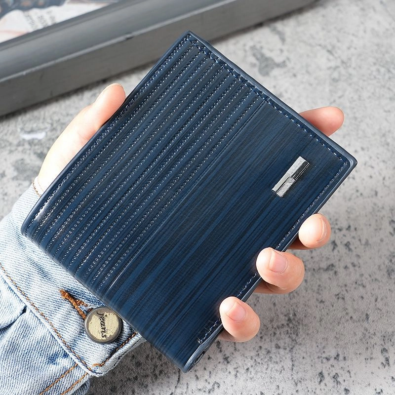 Men's short multi-card wallet