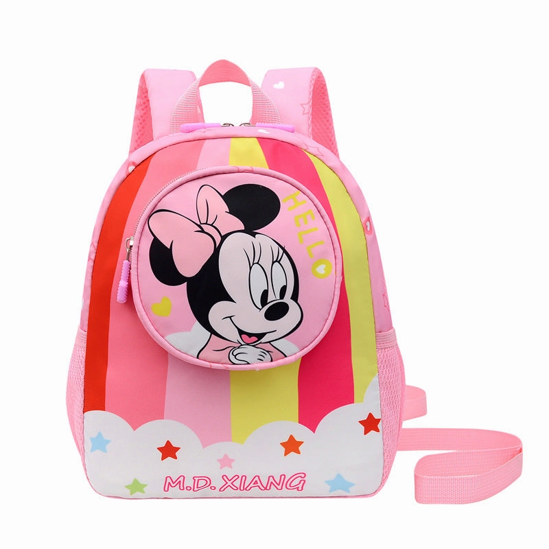 Mickey cartoon weight-reducing and spine-protecting backpack