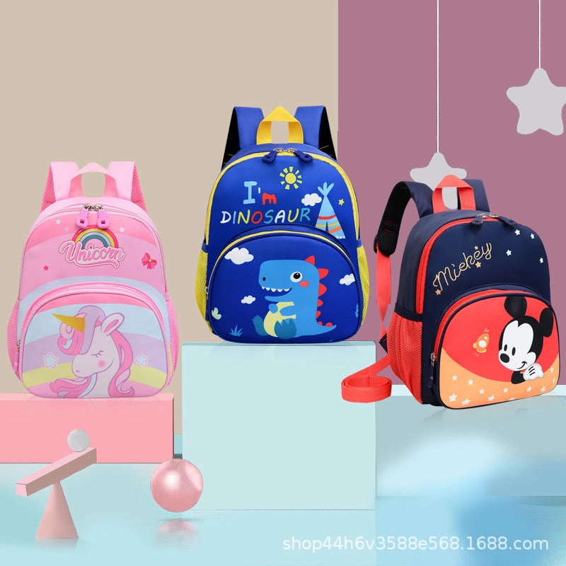 Mickey, dinosaur cartoon new children's schoolbag