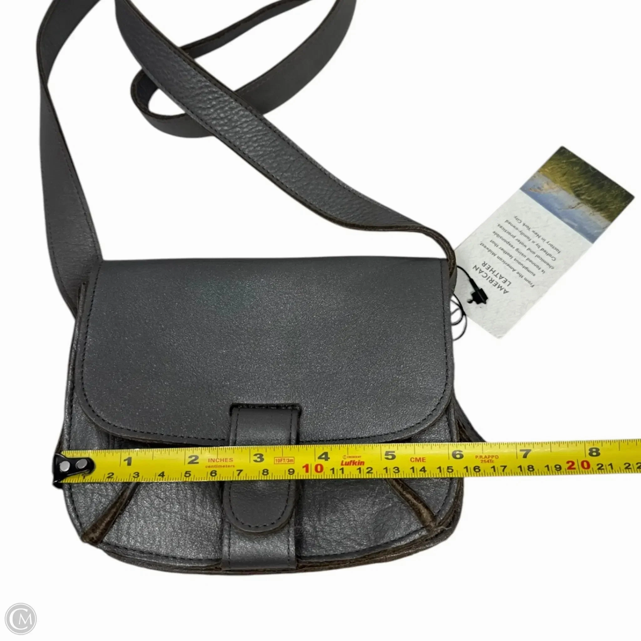 Mini Leather Crossbody By Eileen Fisher, Size: Small