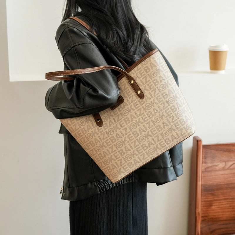 Mother and child bag Large capacity shoulder tote bag