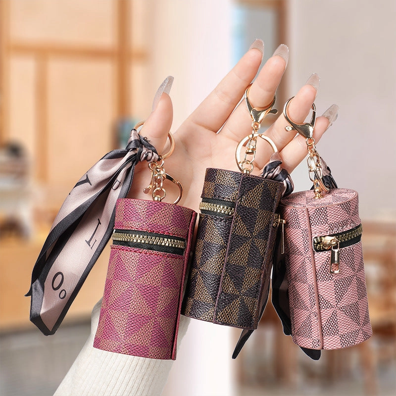 Mouth red envelope mini keychain bag