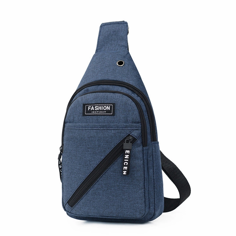 Multi-layer casual messenger bag