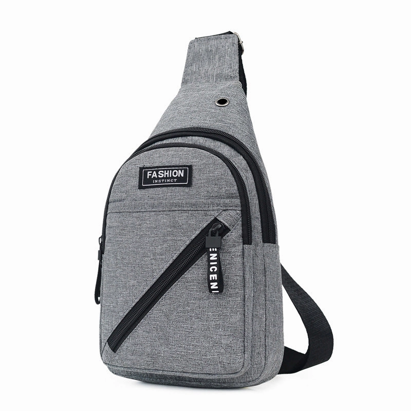 Multi-layer casual messenger bag