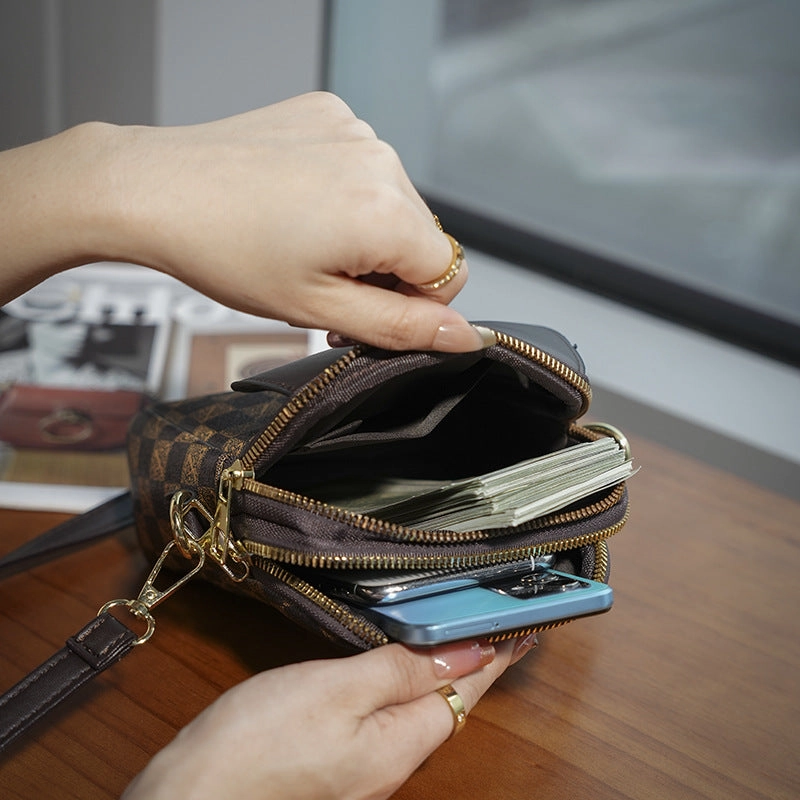 Multi-layer mobile phone bag small bag