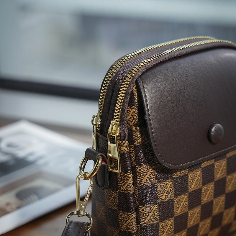 Multi-layer mobile phone bag small bag