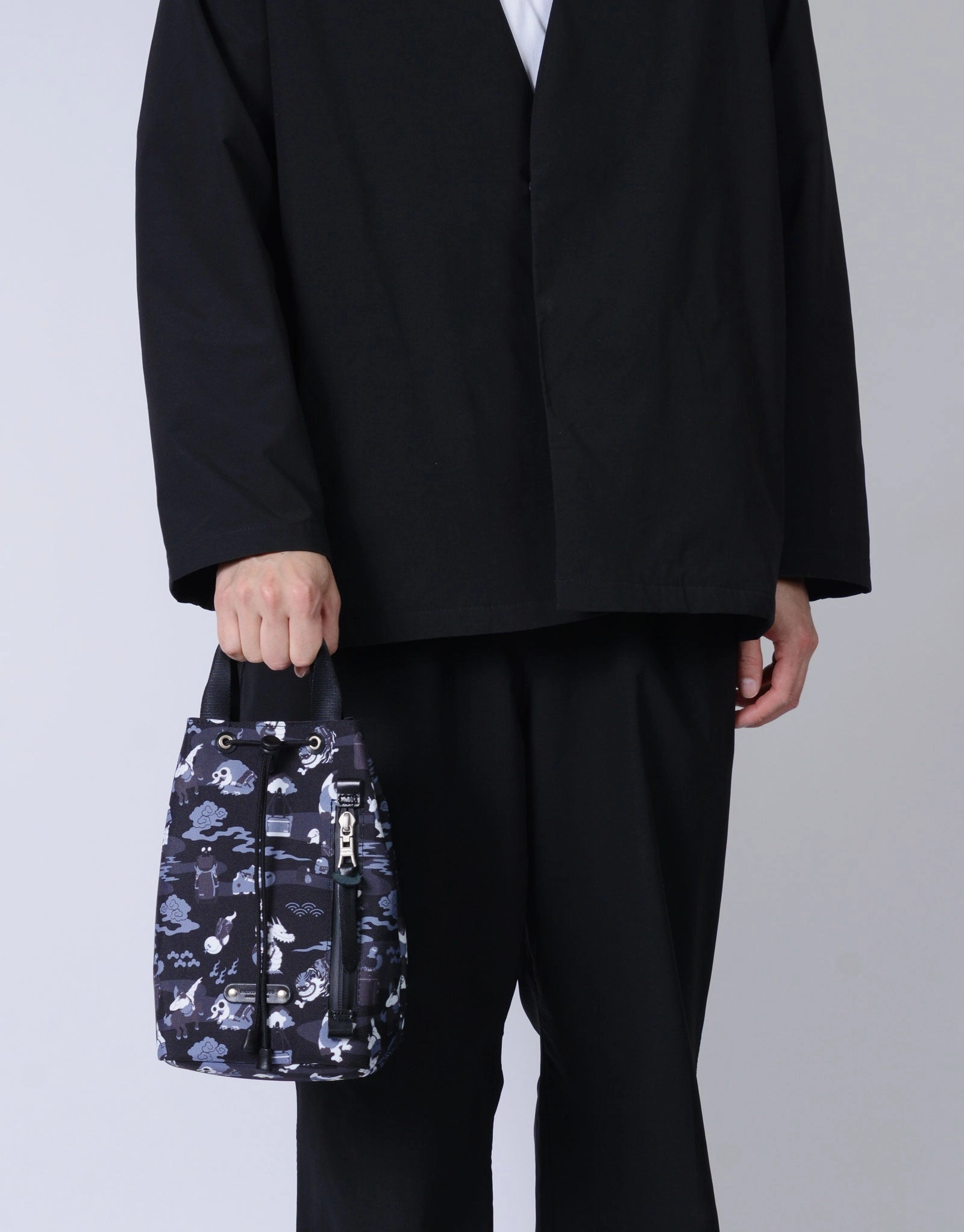 MUNE ATSUSHI x master-piece Drawstring Shoulder Bag No.289164