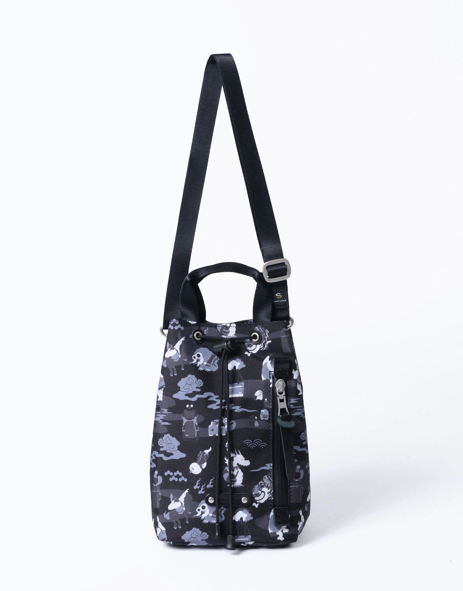 MUNE ATSUSHI x master-piece Drawstring Shoulder Bag No.289164