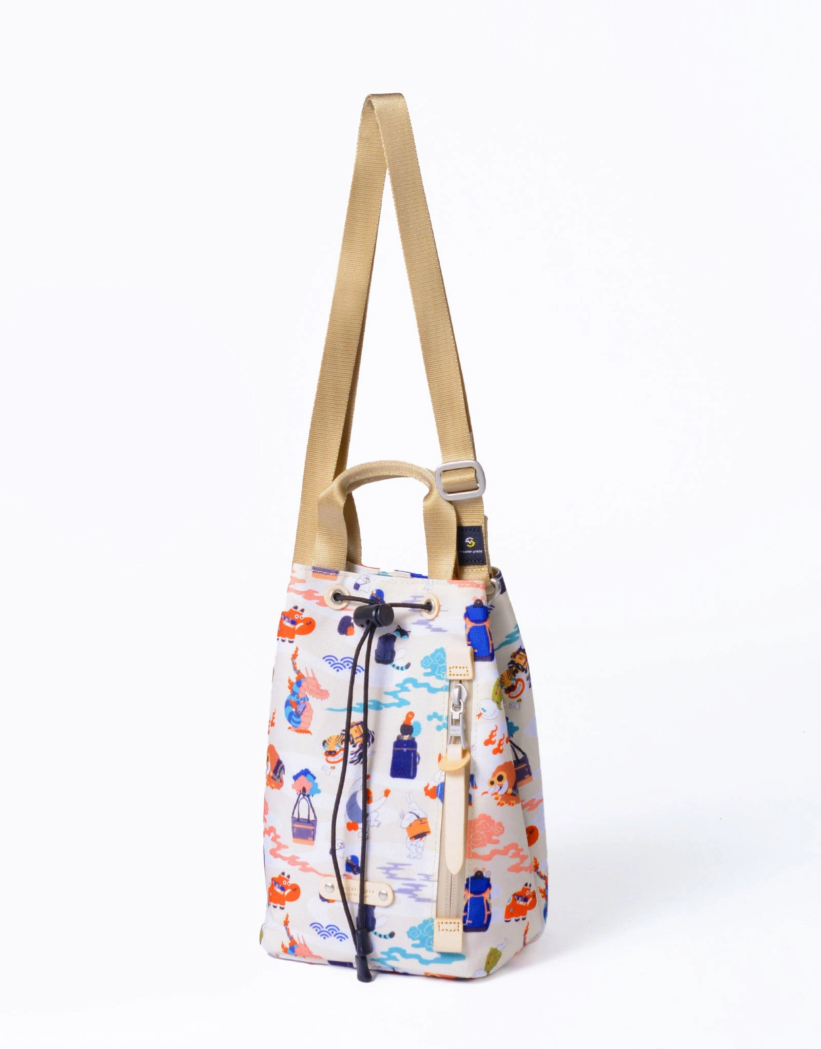 MUNE ATSUSHI x master-piece Drawstring Shoulder Bag No.289164