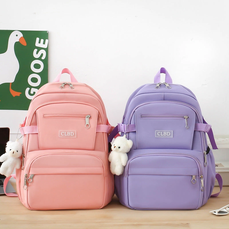 New 5-piece student backpack handbag