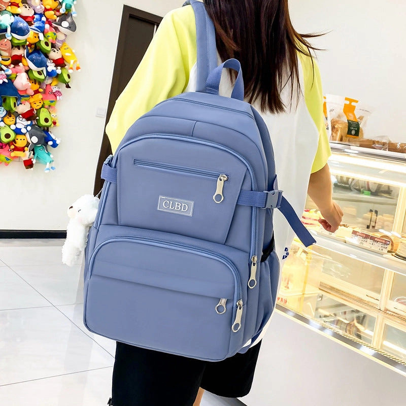 New 5-piece student backpack handbag