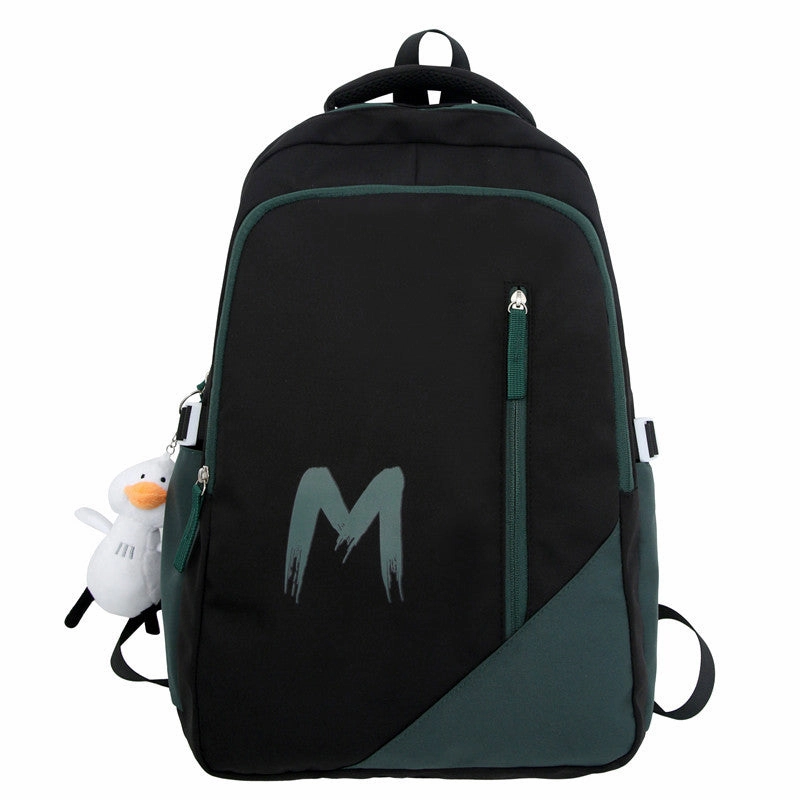 New contrast color trend large capacity backpack